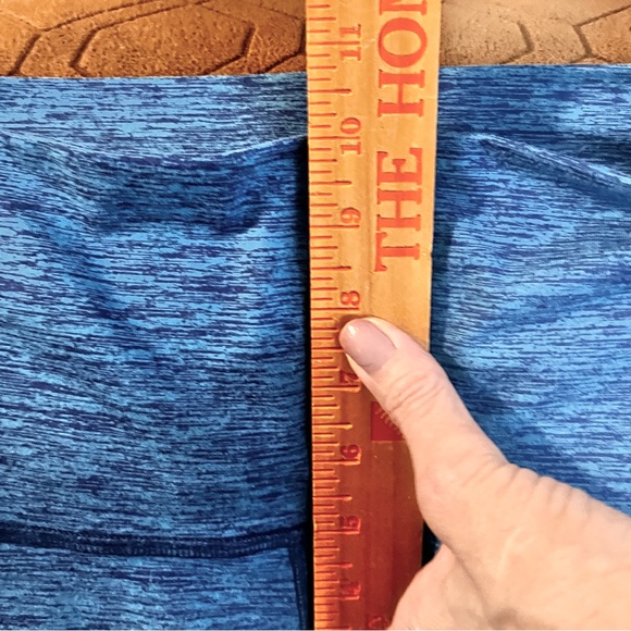 HVIII Brand Blue Leggings Rest When You're Dead Athletic Pants Size Medium - Picture 7 of 9